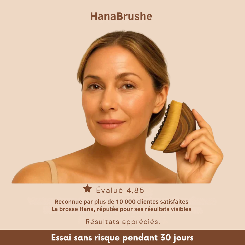 HanaBrush – Brosse Sculptante & Massage Booster