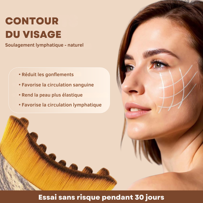 HanaBrush – Brosse Sculptante & Massage Booster