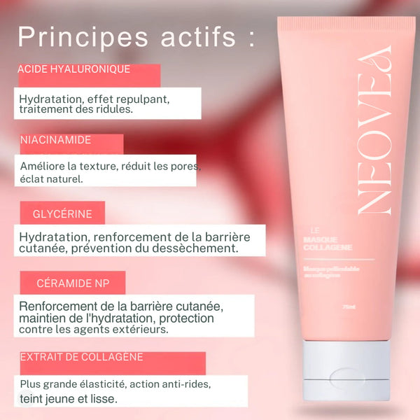 CollaVeil – Masque Bio-Collagène Repulpant – alternatif